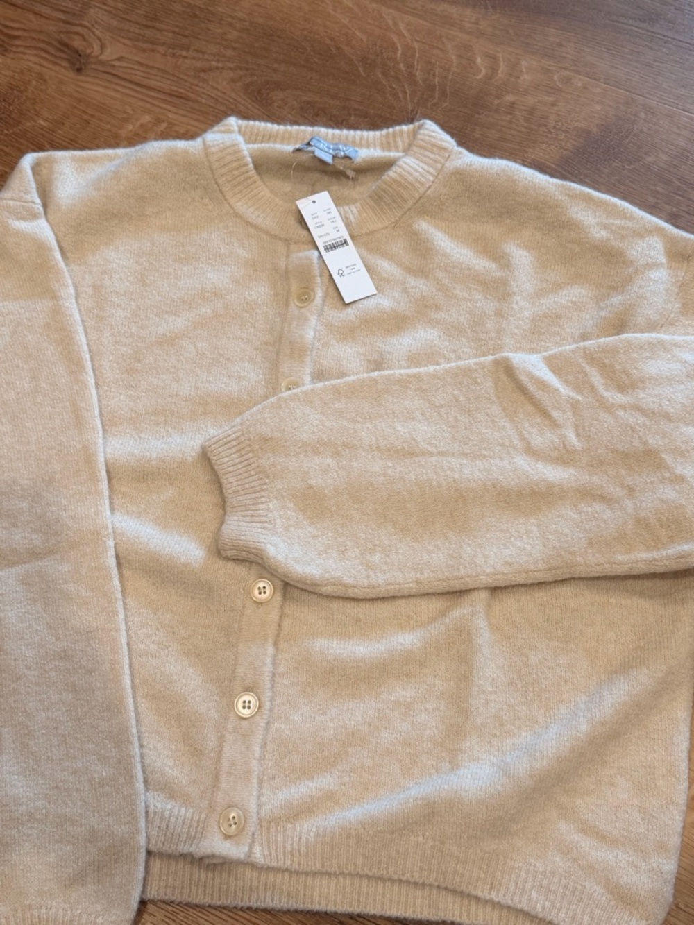 J Crew Supersoft bubble-hem cardigan - Picture 2 of 2